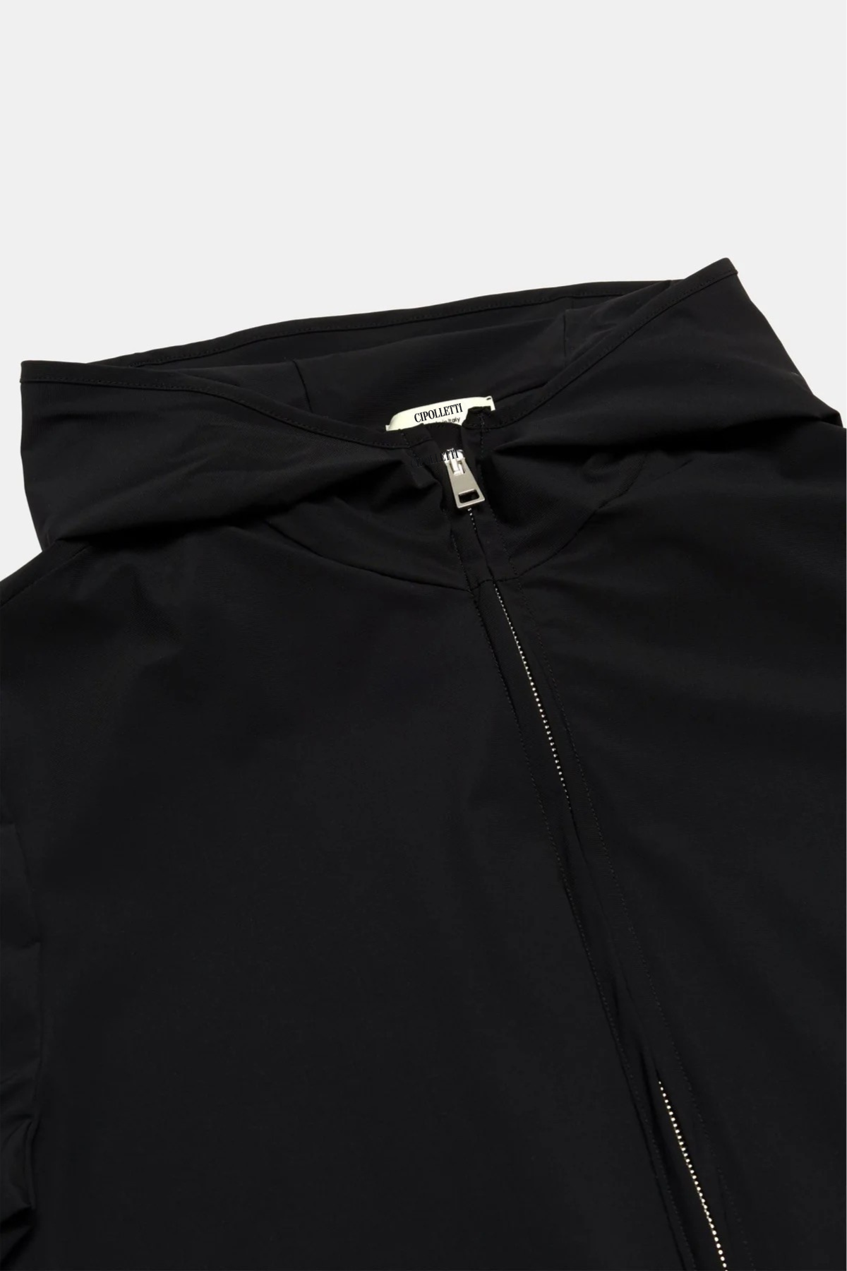 ONYX BLACK HOODED TECH SUIT