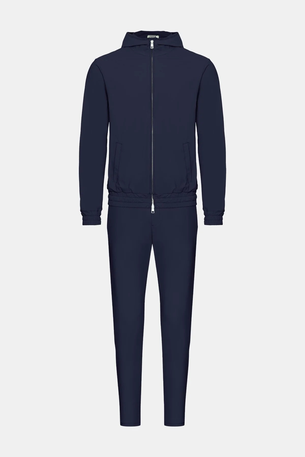 MIDNIGHT BLUE HOODED TECH SUIT