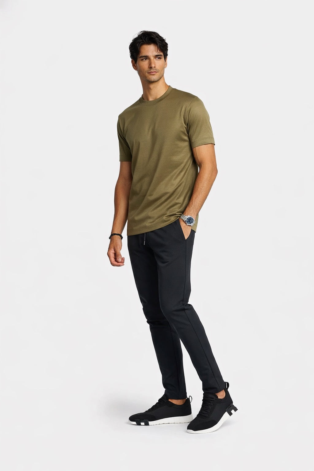 OLIVE GREEN T-SHIRT