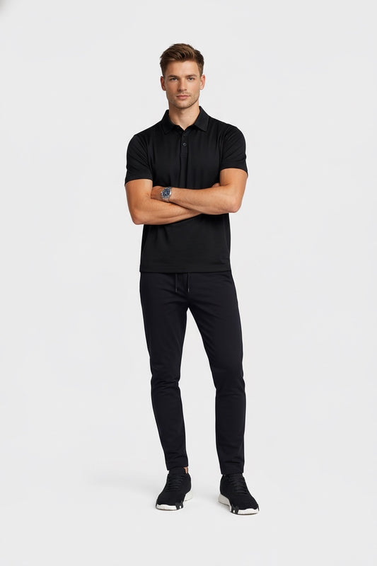 BLACK POLO SHIRT