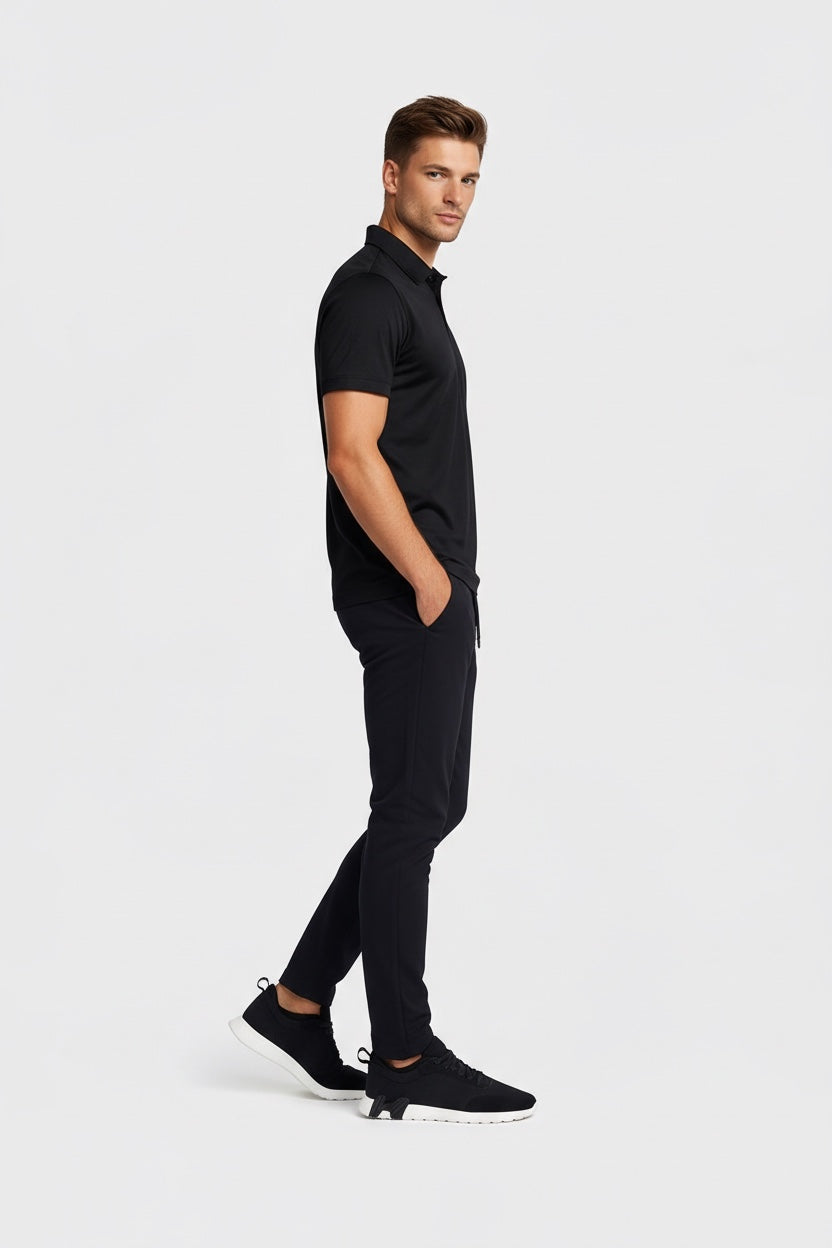 BLACK POLO SHIRT