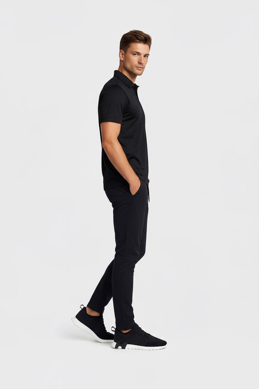 BLACK POLO SHIRT