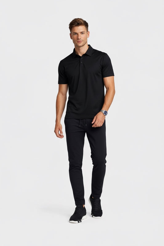 BLACK POLO SHIRT