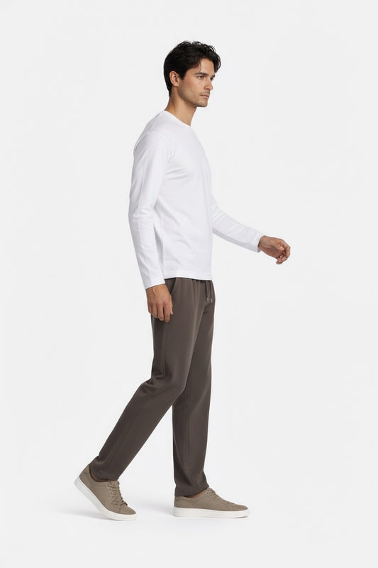 WHITE LONGSLEEVE T-SHIRT